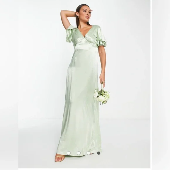 green emerald velvet dress Topshop Satin Emerald Dress (0) – Somewear